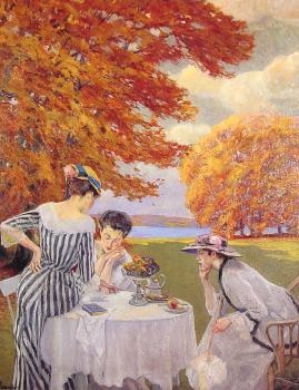 Edward Cucuel : Tea in the Park